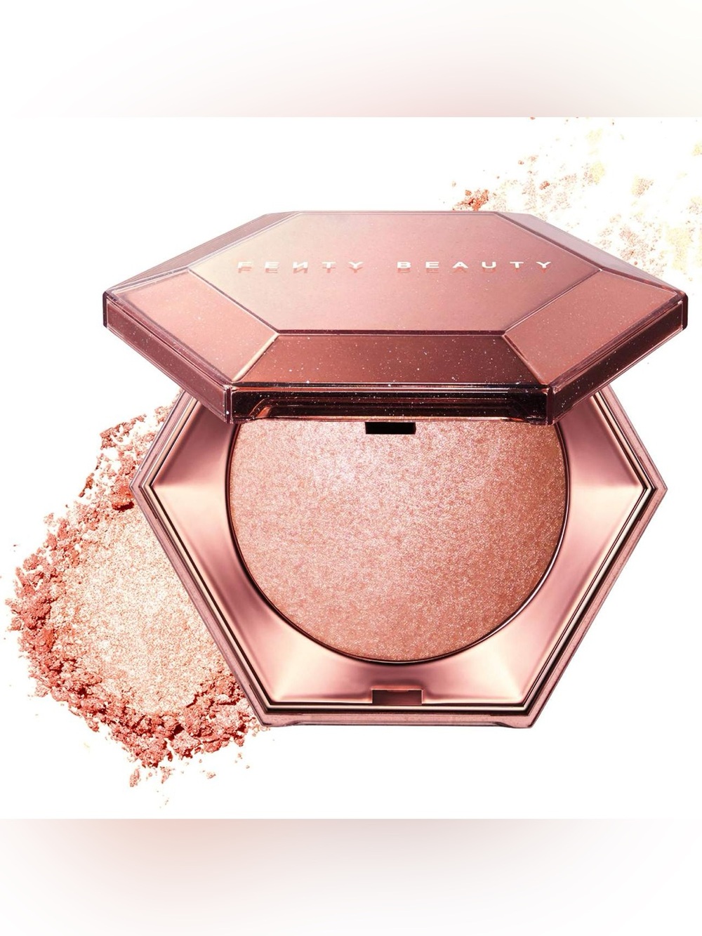 Fenty Beauty Diamond Bomb All-Over Diamond Veil & Kabuki Brush